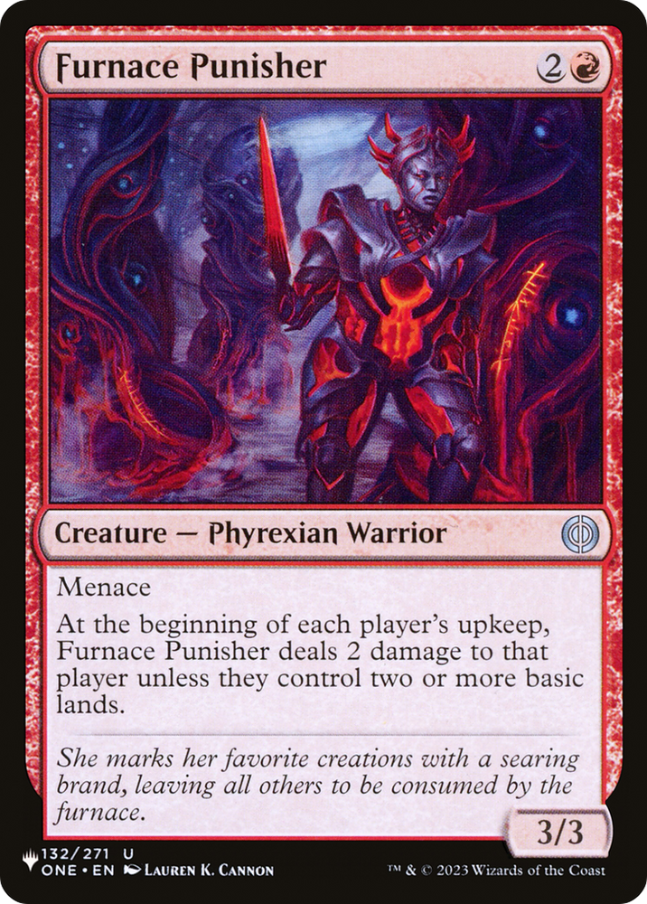 Furnace Punisher [The List] Magic: The Gathering