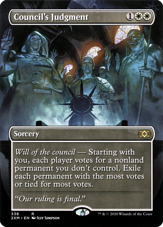 Council's Judgment (Toppers) [Double Masters] Magic: The Gathering