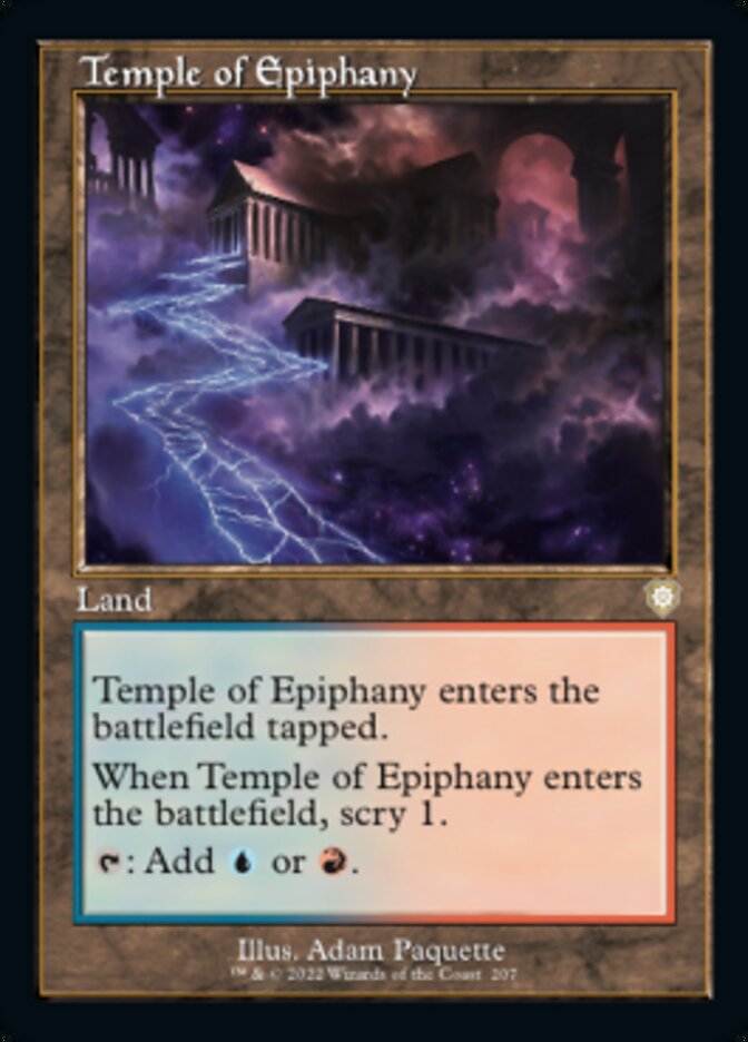 Temple of Epiphany (Retro) [The Brothers' War Commander] Magic: The Gathering