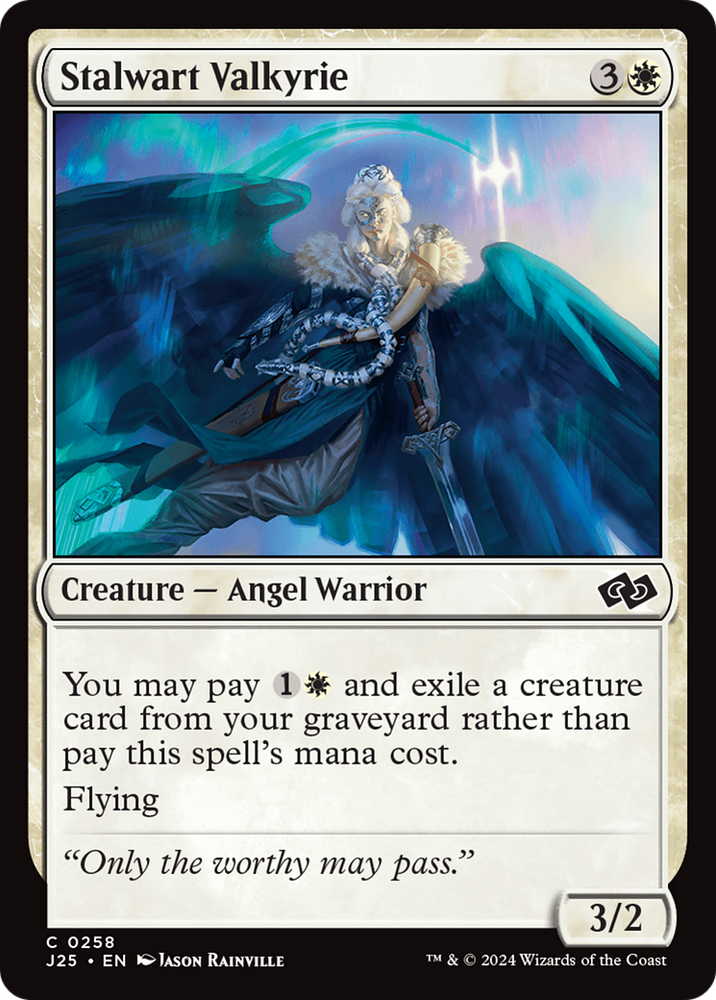 Stalwart Valkyrie [Foundations Jumpstart] Magic: The Gathering