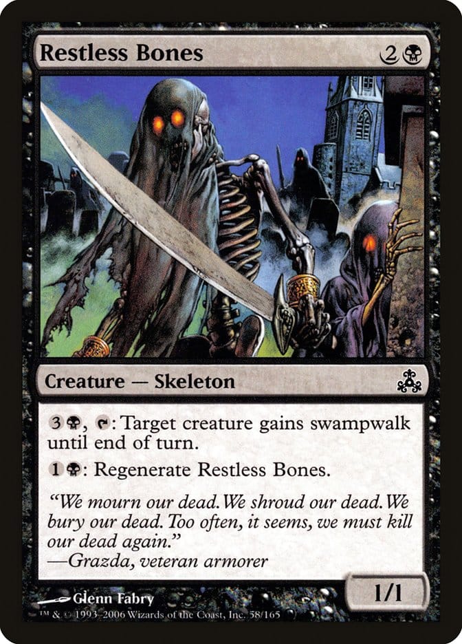 Restless Bones [Guildpact] Magic: The Gathering