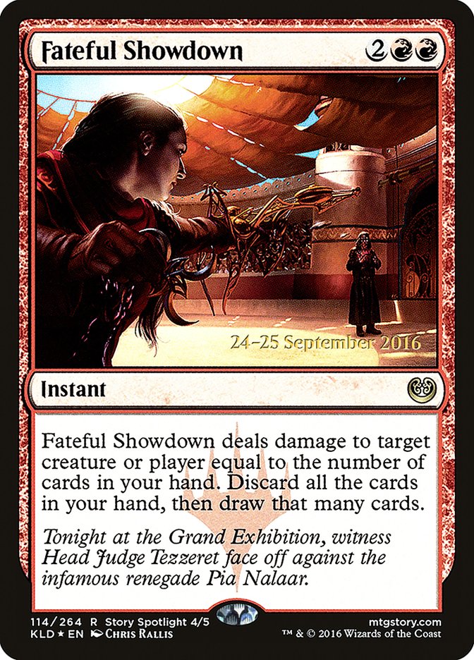 Fateful Showdown [Kaladesh Prerelease Promos] Magic: The Gathering