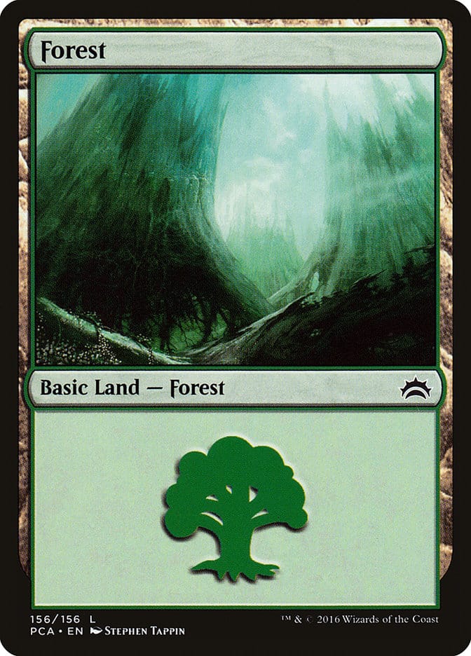 Forest (156) [Planechase Anthology] Magic: The Gathering