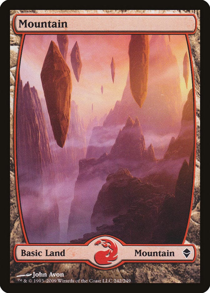 Mountain (242) [Zendikar] Magic: The Gathering