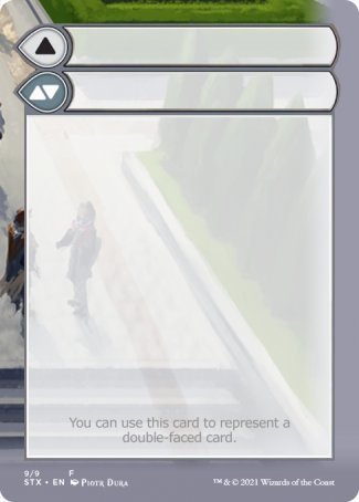 Helper Card (9/9) [Strixhaven: School of Mages Tokens] Magic: The Gathering