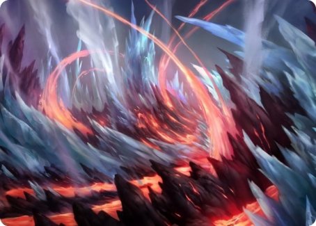 Frostboil Snarl Art Card [Strixhaven: School of Mages Art Series] Magic: The Gathering