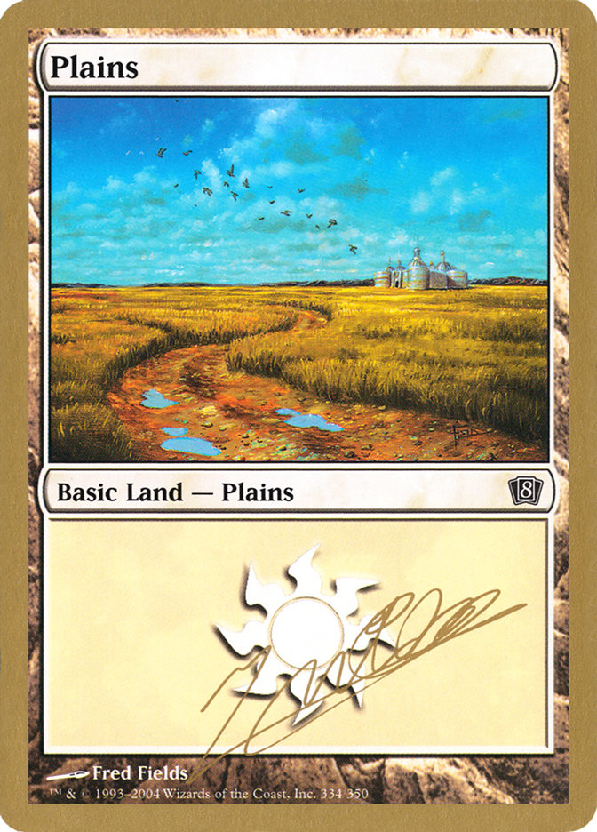 Plains (jn334) (Julien Nuijten) [World Championship Decks 2004] Magic: The Gathering