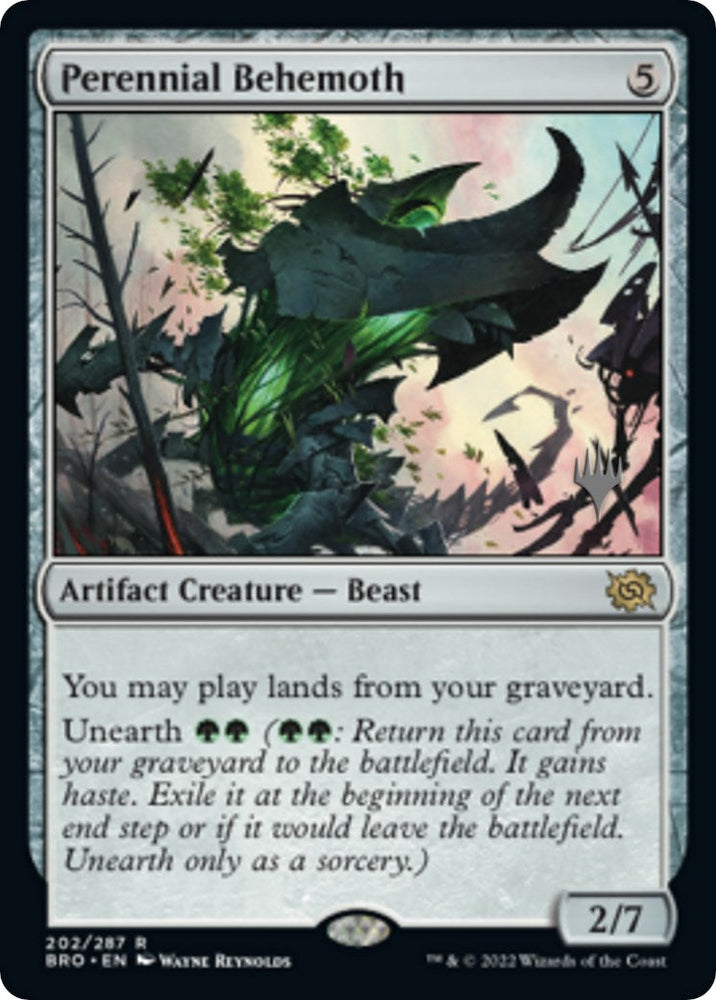 Perennial Behemoth (Promo Pack) [The Brothers' War Promos] Magic: The Gathering