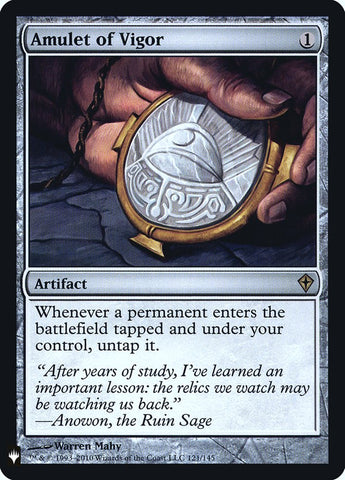 Amulet of Vigor [Mystery Booster] Magic: The Gathering