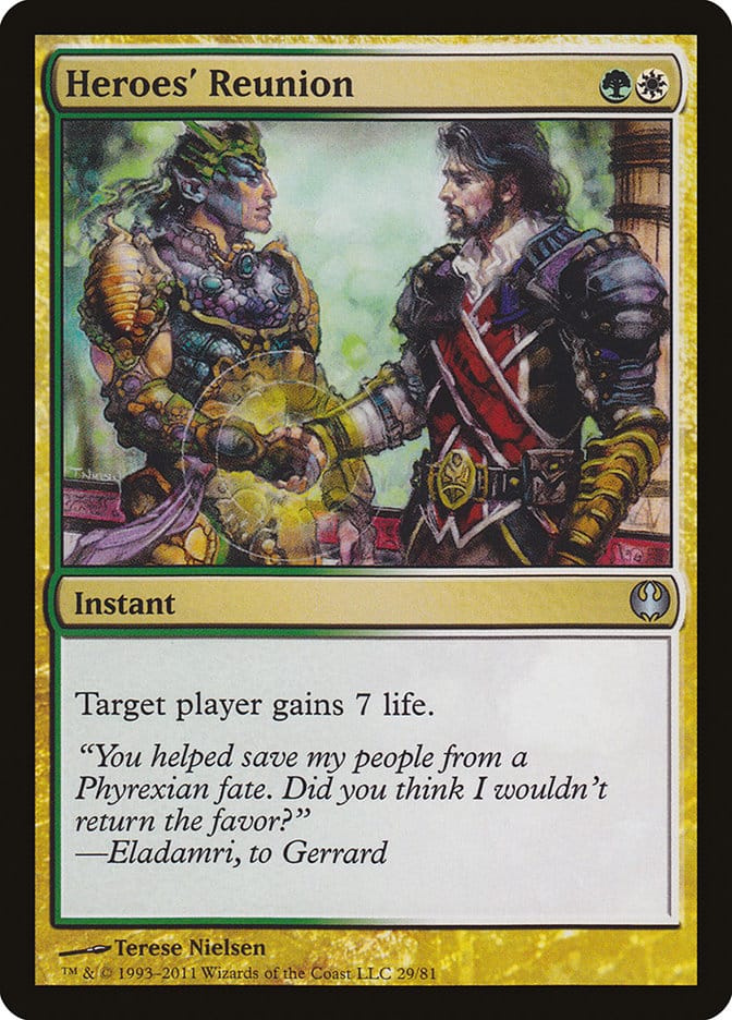 Heroes' Reunion [Duel Decks: Knights vs. Dragons] Magic: The Gathering