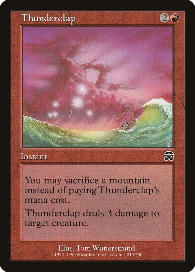 Thunderclap [Mercadian Masques] Magic: The Gathering