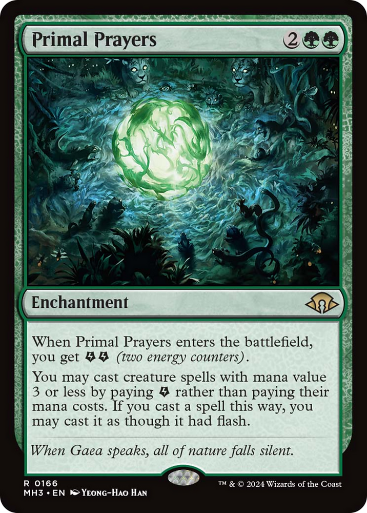 Primal Prayers [Modern Horizons 3] Magic: The Gathering