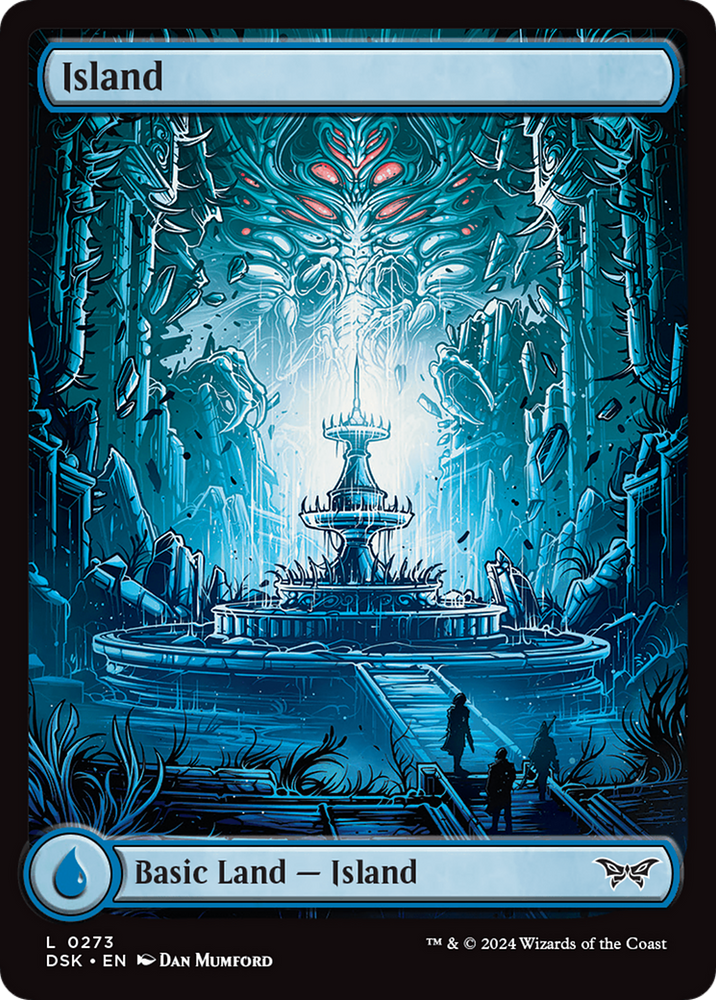 Island (273) - Full Art [Duskmourn: House of Horror] Magic: The Gathering