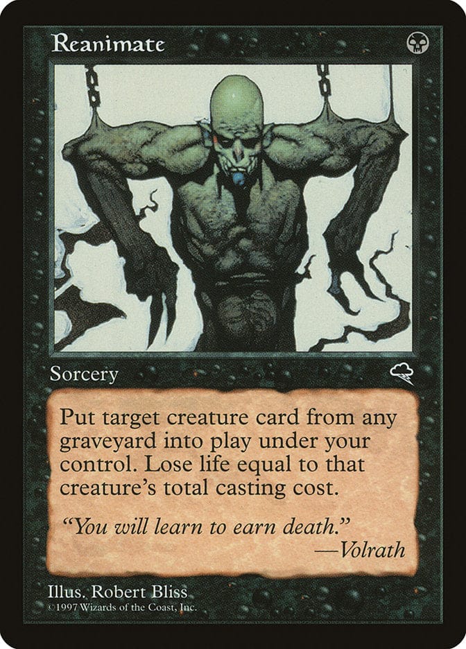 Reanimate [Tempest] Magic: The Gathering