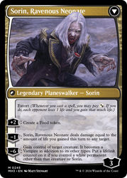 Sorin of House Markov // Sorin, Ravenous Neonate [Modern Horizons 3] Magic: The Gathering