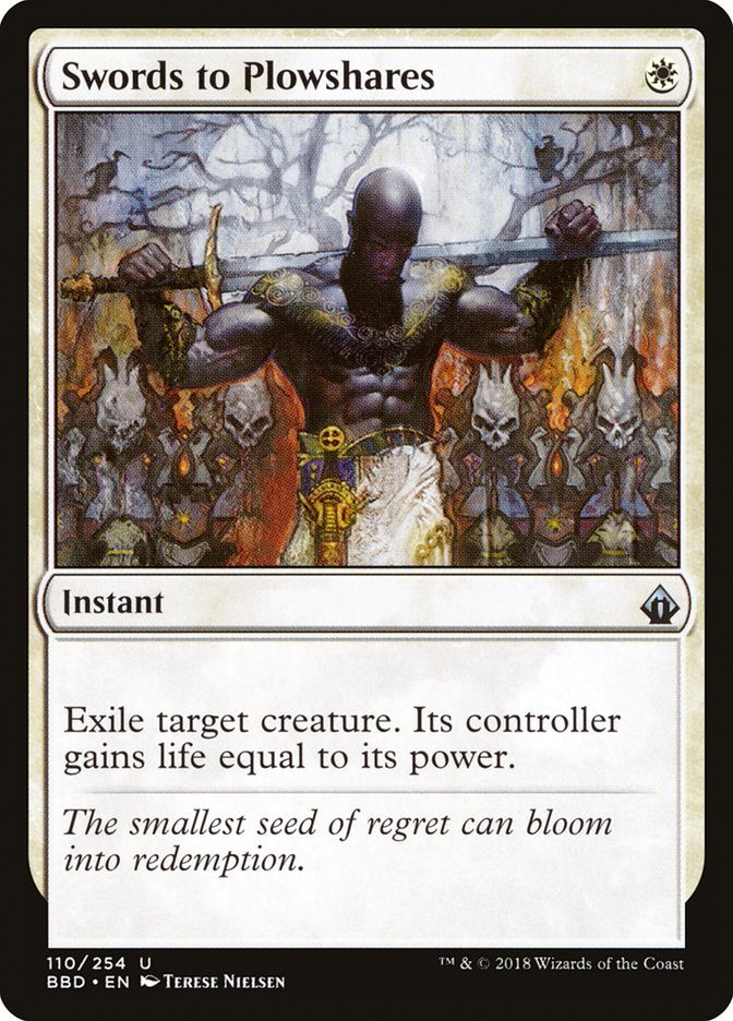 Swords to Plowshares [Battlebond] Magic: The Gathering