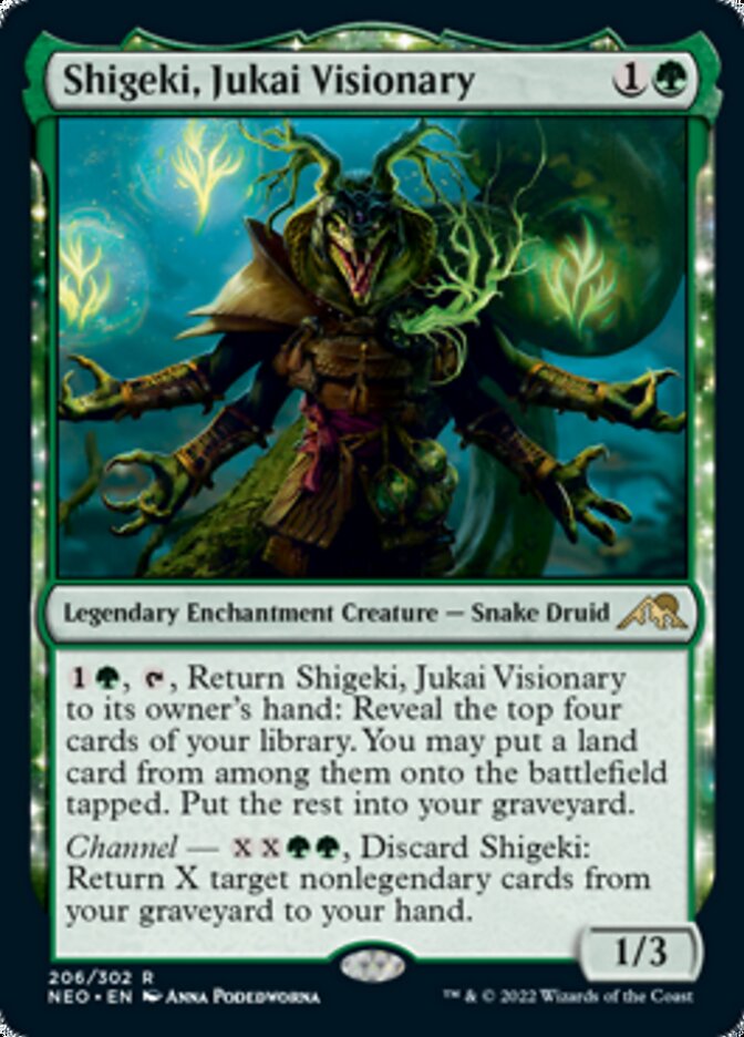 Shigeki, Jukai Visionary [Kamigawa: Neon Dynasty] Magic: The Gathering