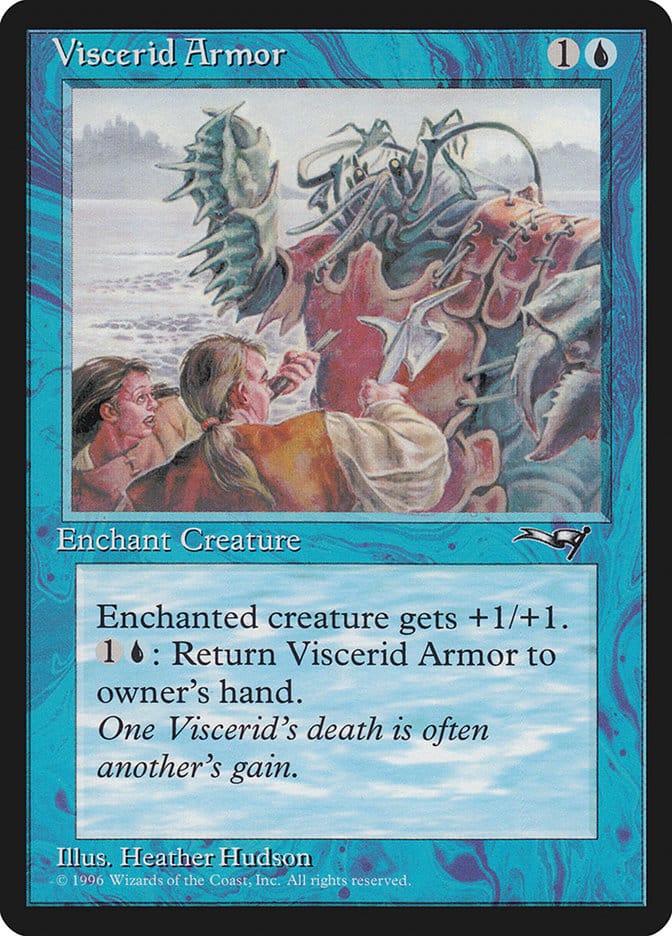 Viscerid Armor (Humans Attacking) [Alliances] Magic: The Gathering