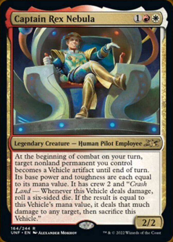 Captain Rex Nebula [Unfinity] Magic: The Gathering