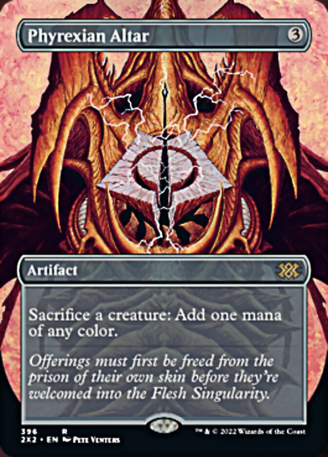 Phyrexian Altar (Borderless Alternate Art) [Double Masters 2022] Magic: The Gathering