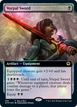 Vorpal Sword (Buy-A-Box) [Dungeons & Dragons: Adventures in the Forgotten Realms] Magic: The Gathering