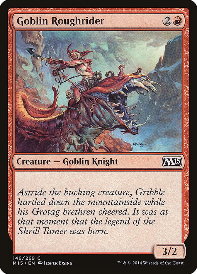 Goblin Roughrider [Magic 2015] Magic: The Gathering