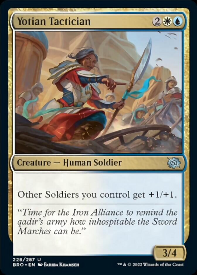 Yotian Tactician [The Brothers' War] Magic: The Gathering