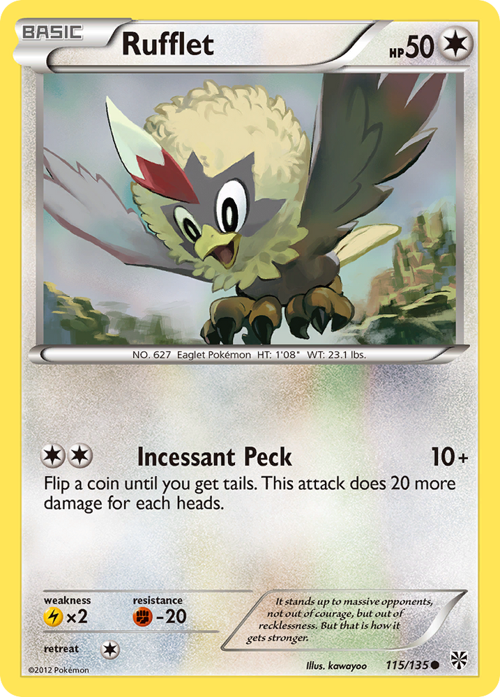 Rufflet (115/135) [Black & White: Plasma Storm] Pokémon