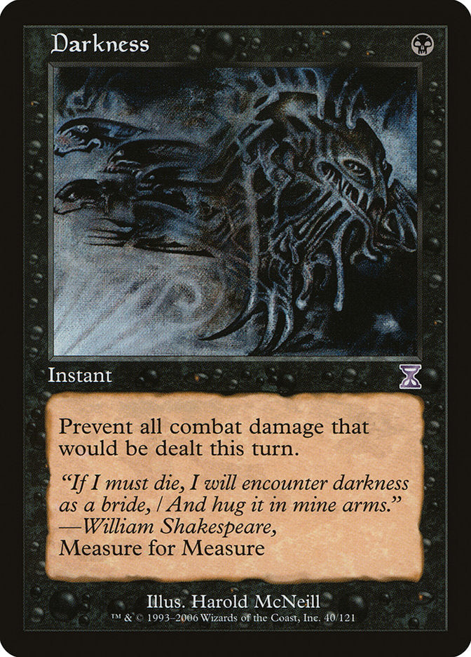 Darkness [Time Spiral Timeshifted] Magic: The Gathering