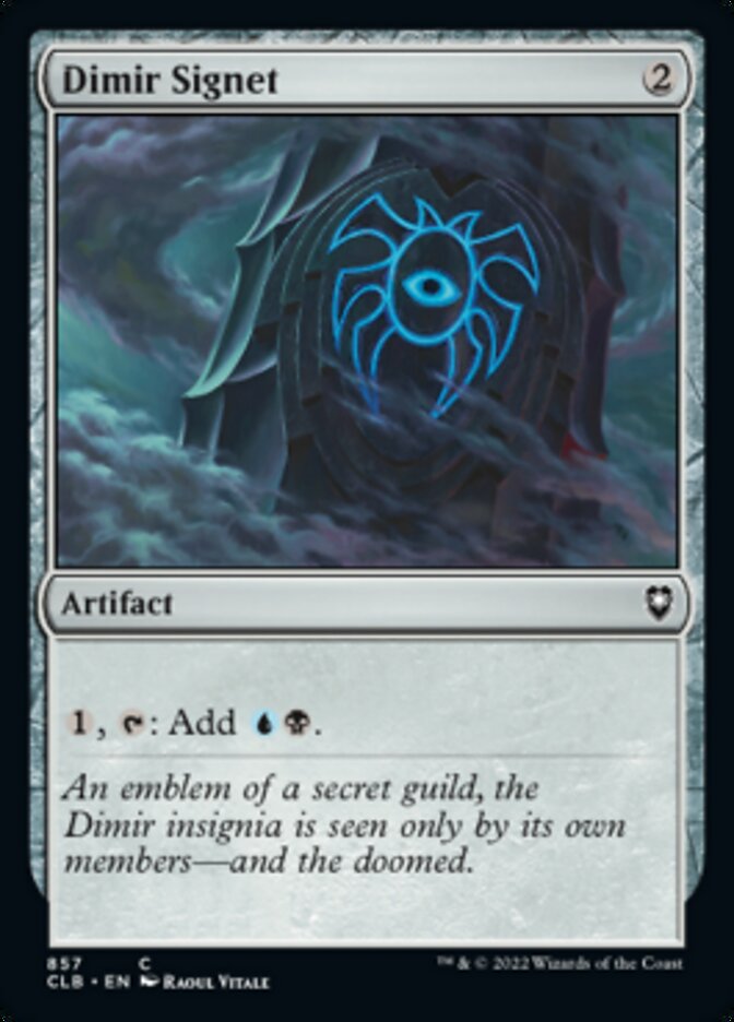 Dimir Signet [Commander Legends: Battle for Baldur's Gate] Magic: The Gathering