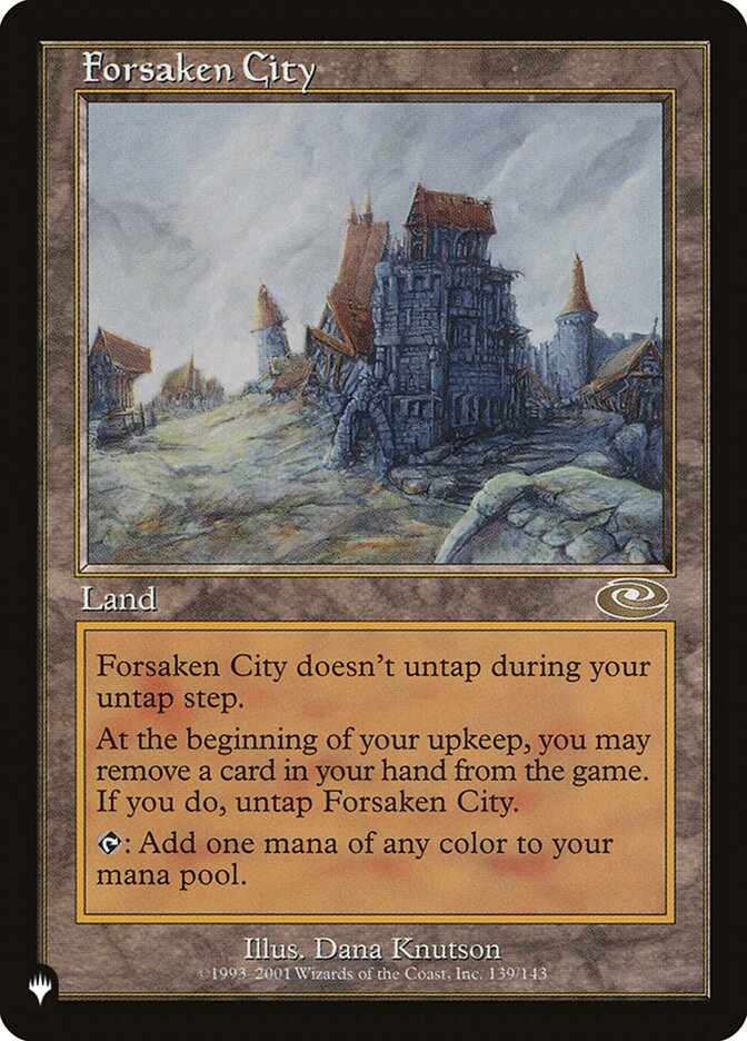 Forsaken City [The List] Magic: The Gathering