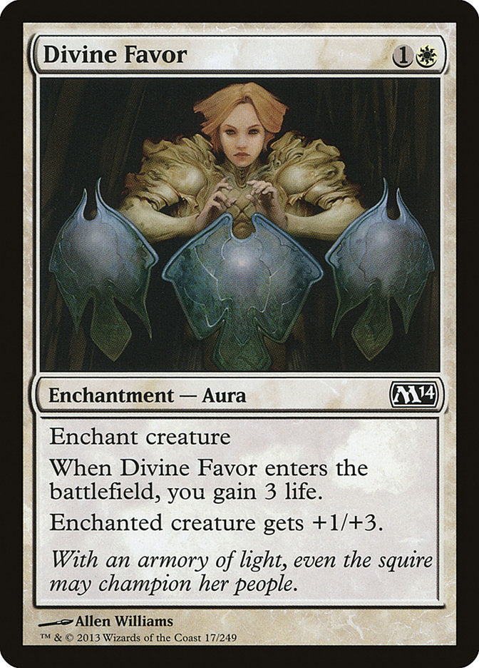 Divine Favor [Magic 2014] Magic: The Gathering