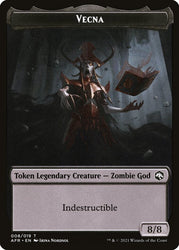 Wolf // Vecna Double-Sided Token [Dungeons & Dragons: Adventures in the Forgotten Realms Tokens] Magic: The Gathering
