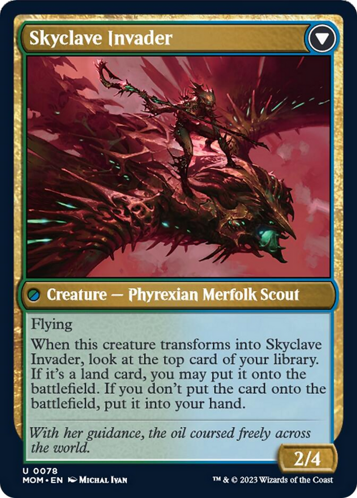 Skyclave Aerialist // Skyclave Invader [March of the Machine] Magic: The Gathering