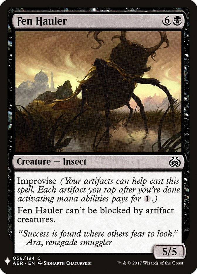 Fen Hauler [Mystery Booster] Magic: The Gathering