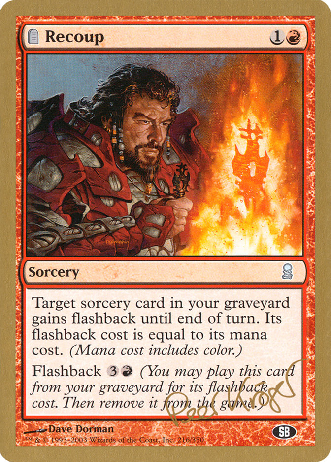 Recoup (Peer Kroger) (SB) [World Championship Decks 2003] Magic: The Gathering