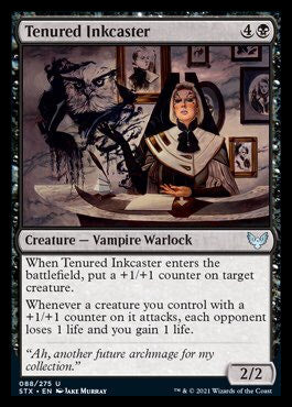 Tenured Inkcaster [Strixhaven: School of Mages] Magic: The Gathering