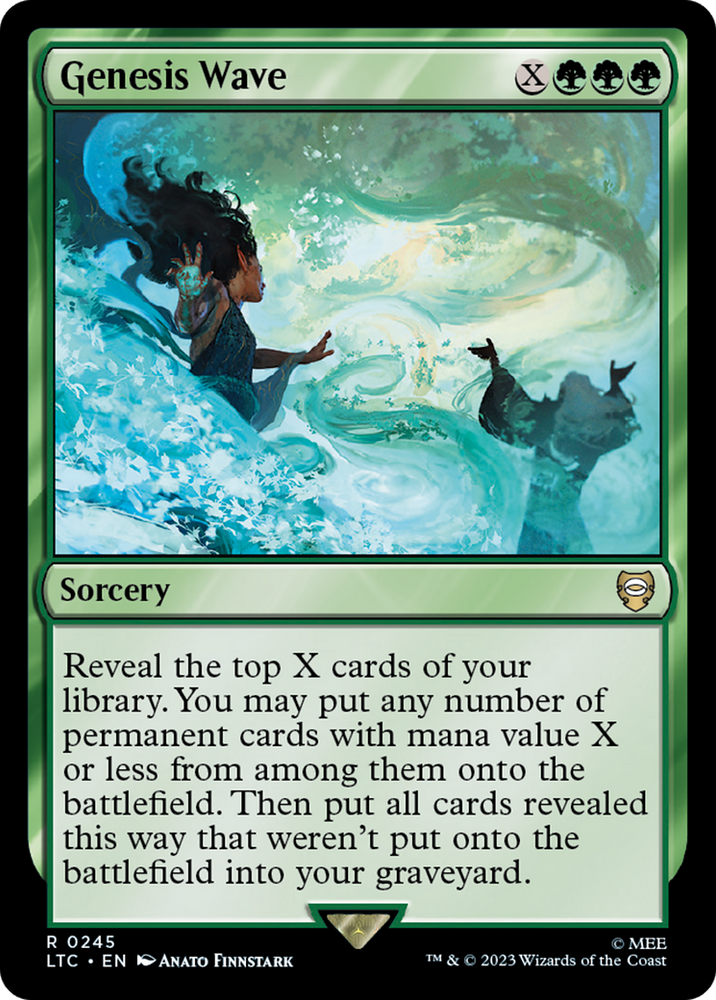 Genesis Wave [The Lord of the Rings: Tales of Middle-Earth Commander] Magic: The Gathering