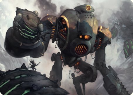 Rust Goliath Art Card [The Brothers' War Art Series] Magic: The Gathering