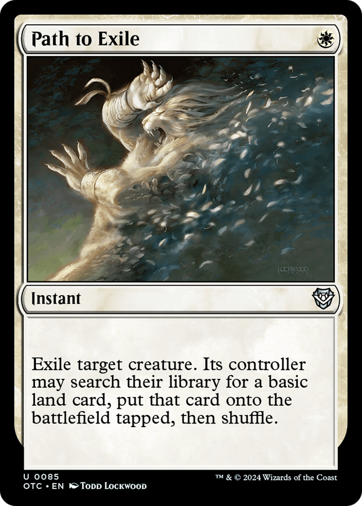 Path to Exile [Outlaws of Thunder Junction Commander] Magic: The Gathering