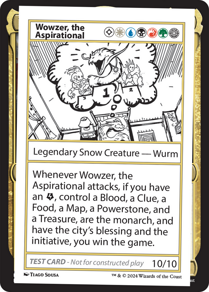Wowzer, the Aspirational [Mystery Booster 2 Playtest Cards] Magic: The Gathering