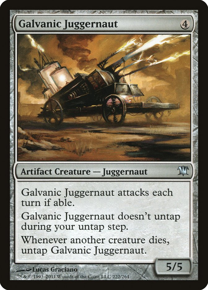 Galvanic Juggernaut [Innistrad] Magic: The Gathering