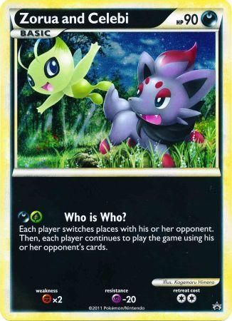 Zorua and Celebi (Jumbo Card) [Miscellaneous Cards] Pokémon