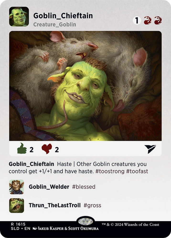Goblin Chieftain [Secret Lair Drop Series] Magic: The Gathering