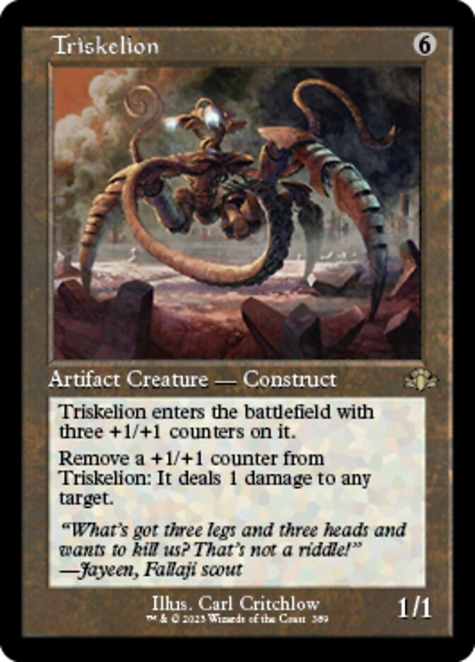 Triskelion (Retro) [Dominaria Remastered] Magic: The Gathering