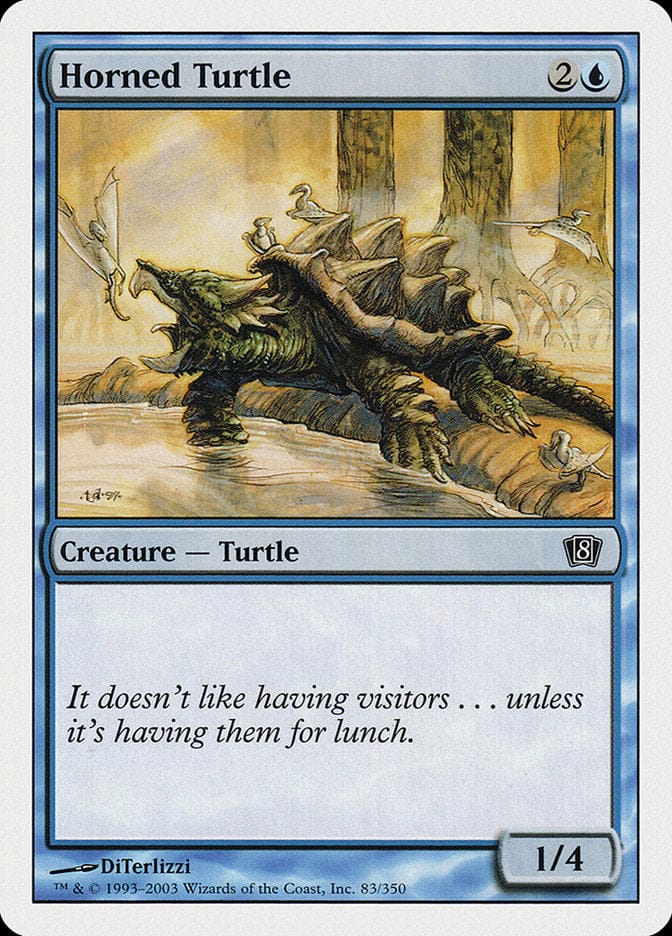 Horned Turtle [Eighth Edition] Magic: The Gathering