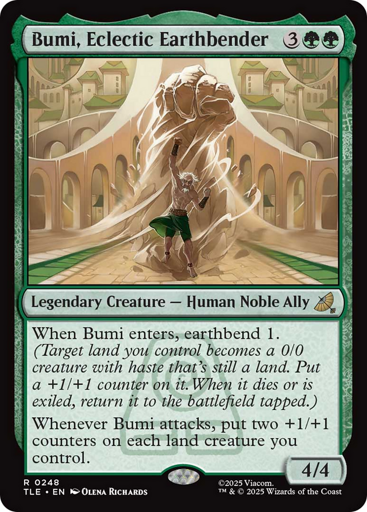 Bumi, Eclectic Earthbender [Avatar: The Last Airbender: Eternal-Legal] Magic: The Gathering