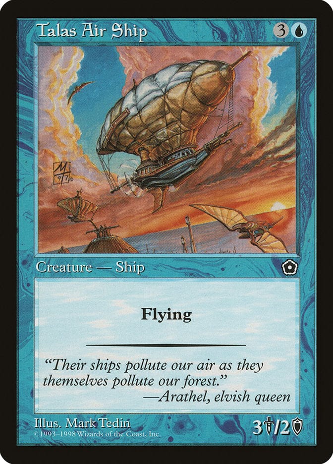 Talas Air Ship [Portal Second Age] Magic: The Gathering