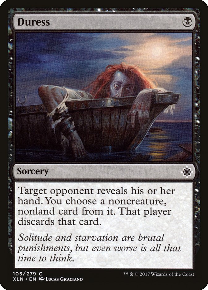 Duress [Ixalan] Magic: The Gathering