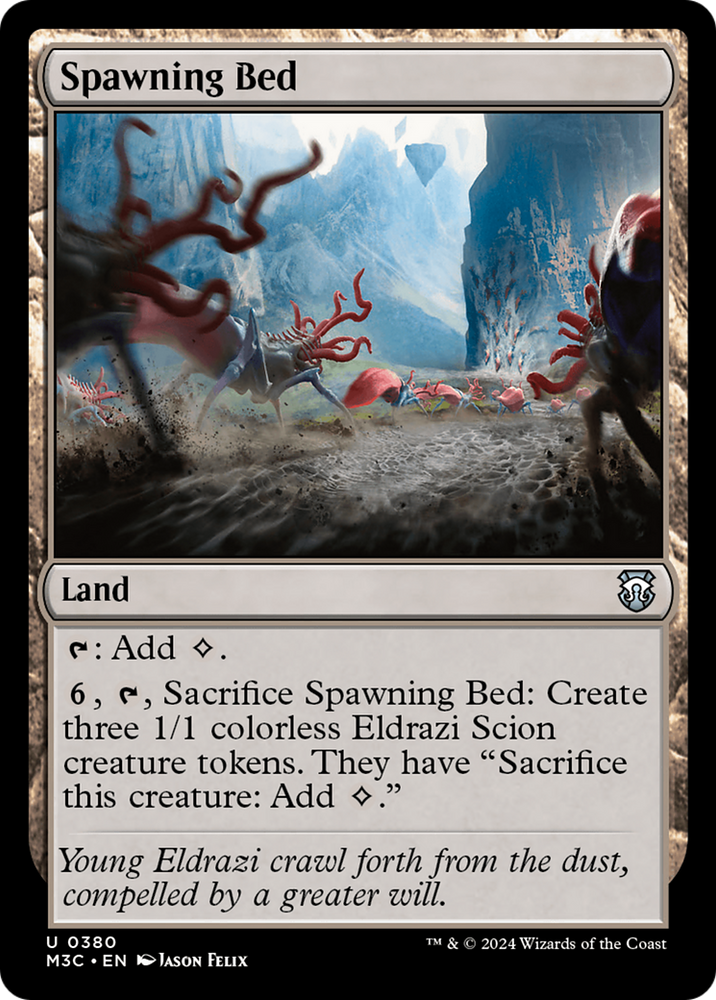 Spawning Bed (Ripple Foil) [Modern Horizons 3 Commander] Magic: The Gathering
